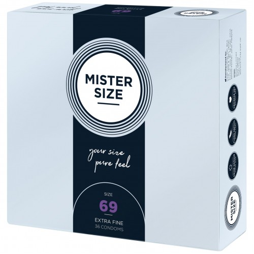 Презервативи Mister Size - pure feel - 69 (36 condoms), товщина 0,05 мм в інтернет супермаркеті PbayMarket!