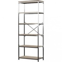 Стелаж для зберігання в стилі Loft Білий NS-1818 1830x800x350 мм Стелаж для зберігання в стилі Loft Білий NS-1818 1830x800x350 мм