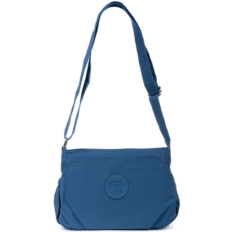 Жіноча сумка на плече JIELSHI LANH6-31 28х17х11 см Синій (2446121278)