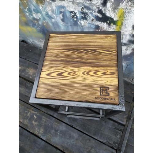 Барний стілець GoodsMetall у стилі ЛОФТ 750х350х350  Барний стілець GoodsMetall у стилі ЛОФТ 750х350х350