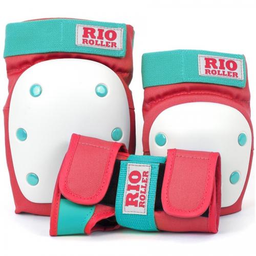 Комплект захисту Rio Roller Triple Pad Set M red-mint в інтернет супермаркеті PbayMarket!