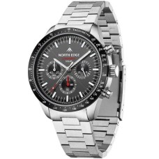Наручний годинник чоловічий North Edge Long Wings 5 Bar Сріблястий (2549793136)