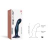 Дилдо Strap-On-Me DILDO PLUG SNAKY METALLIC BLUE, розмір M, діаметр 4 см, ввідна довжина 15,3 см в інтернет супермаркеті PbayMarket!