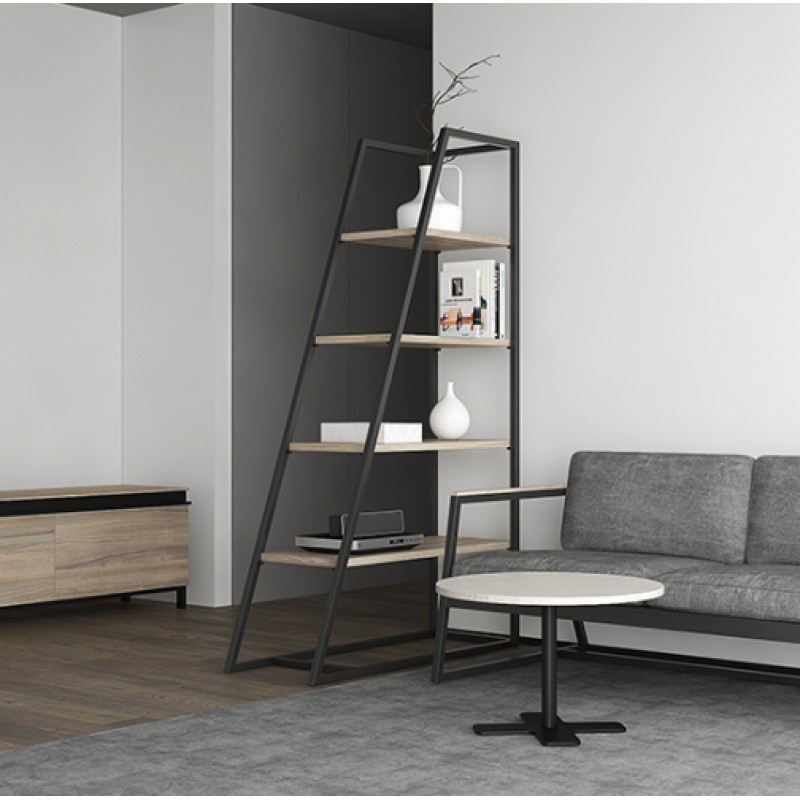 Стелаж для зберігання в стилі Loft NS-1614 2130x1100x350 мм Черный