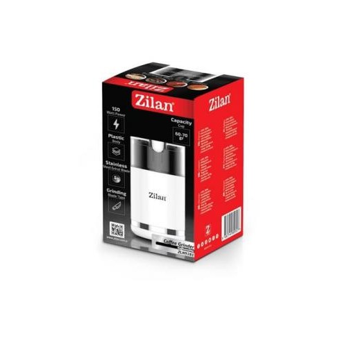 Кавомолка Zilan ZLN9281 Білий Кавомолка Zilan ZLN9281 Білий