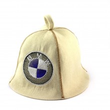 Банна шапка Luxyart BMW Білий (LA-304)