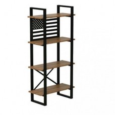 Стелаж для зберігання в стилі Loft Чорний NS-1837 1530x650x350 мм