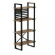 Стелаж для зберігання в стилі Loft Чорний NS-1837 1530x650x350 мм