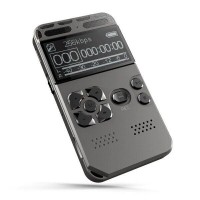 Диктофон цифровий професійний Hyundai E-188 з активацією голосом 8 Гб Сірий (100551)