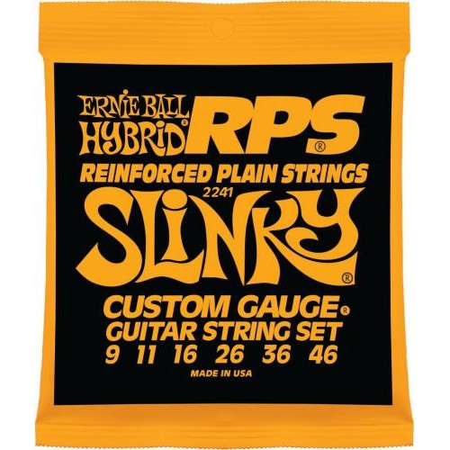 Струни для електрогітари Ernie Ball 2241 RPS-9 Reinforced Hybrid Slinky Electric Guitar Strings 9/46 Струни для електрогітари Ernie Ball 2241 RPS-9 Reinforced Hybrid Slinky Electric Guitar Strings 9/46