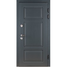 Двері вхідні Ваш Вид Канна Фарба двоколірна RAL 7016/Бетон кремовий 850/950х2040х100 Ліве/Праве