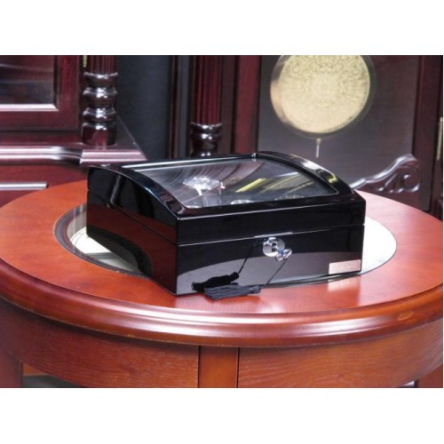 Шкатулка для зберігання годинників Salvadore WB3035-6BB 230х95х230 мм Чорний Шкатулка для зберігання годинників Salvadore WB3035-6BB 230х95х230 мм Чорний