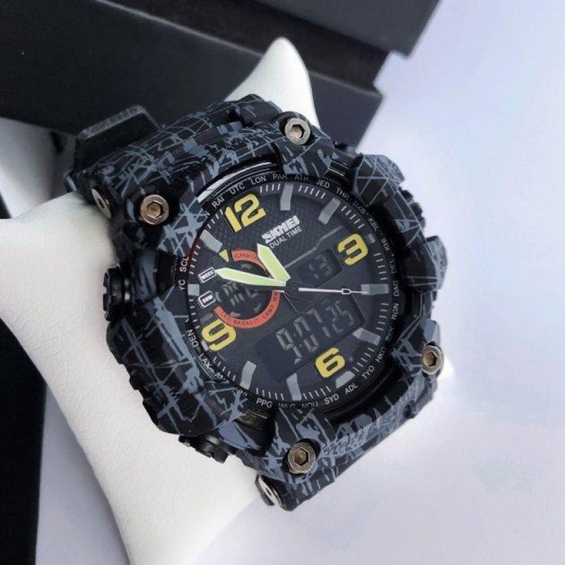 Чоловічий наручний годинник Skmei 1520 Сірий