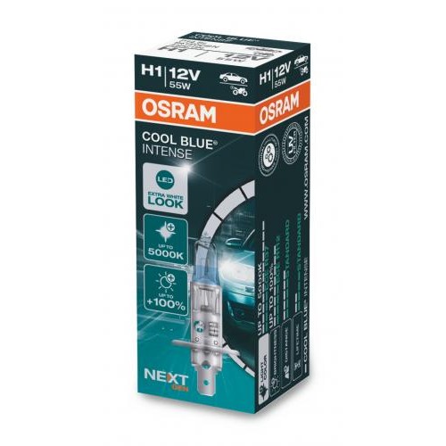 Галогенова лампа Osram H1 12V 55W P14.5s Cool Blue Intense Next Gen (64150CBN) в інтернет супермаркеті PbayMarket! Галогенова лампа Osram H1 12V 55W P14.5s Cool Blue Intense Next Gen (64150CBN) в інтернет супермаркеті PbayMarket!