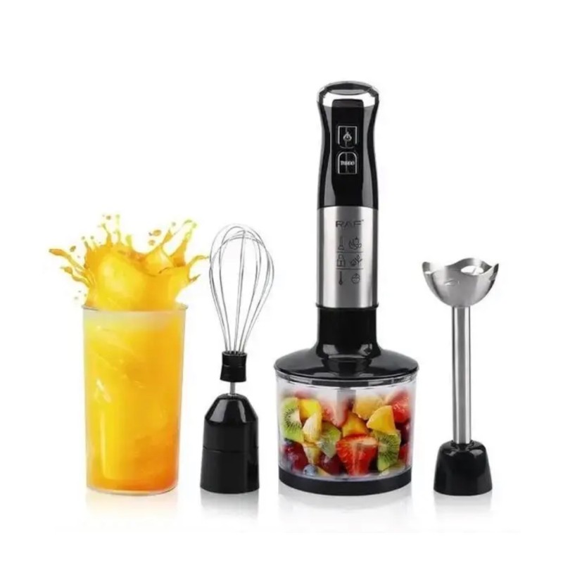 Блендер занурювальний 4в1 з віночком та мірною склянкою RAF R 368 (800Вт)