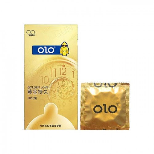 Ребристі ультратонкі презервативи OLO з ароматом ванілі 10 шт в інтернет супермаркеті PbayMarket!