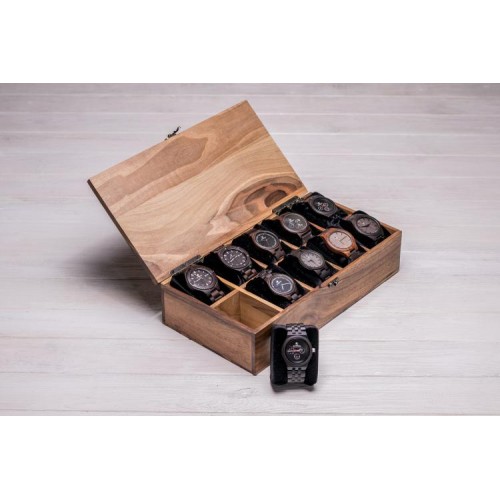 Органайзер для зберігання годинників ecoWalnut 8.2х34.2х18 см Органайзер для зберігання годинників ecoWalnut 8.2х34.2х18 см