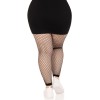 Панчохи Leg Avenue Industrial Net footless tights Black 1X/2X