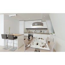 Наклейка вінілова на стіл Zatarga «Кавовий вінтаж» 650х1200 мм Z180742/1st