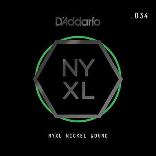 Струна D'Addario NYNW034 Nickel Wound Single String .034 Струна D'Addario NYNW034 Nickel Wound Single String .034