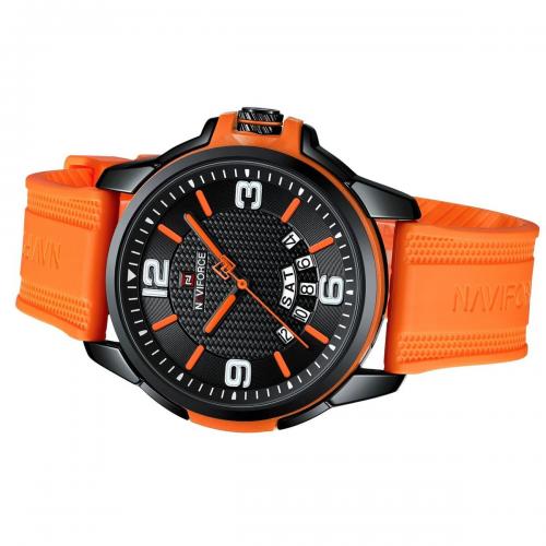 Наручний годинник чоловічий NaviForce Young Orange Чорний (3492) Наручний годинник чоловічий NaviForce Young Orange Чорний (3492)
