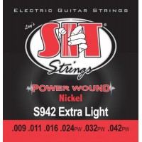 Струни для електрогітари SIT SITS942 Extra Light Power Wound Nickel Electric Guitar Strings 9/42 Струни для електрогітари SIT SITS942 Extra Light Power Wound Nickel Electric Guitar Strings 9/42