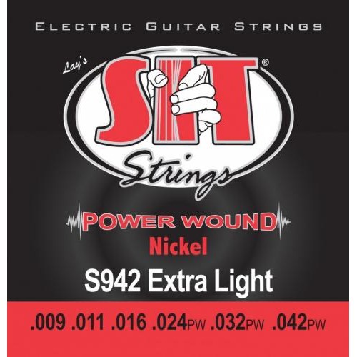 Струни для електрогітари SIT SITS942 Extra Light Power Wound Nickel Electric Guitar Strings 9/42 Струни для електрогітари SIT SITS942 Extra Light Power Wound Nickel Electric Guitar Strings 9/42