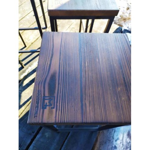 Барний стілець GoodsMetall у стилі ЛОФТ 750х300х300 БС233