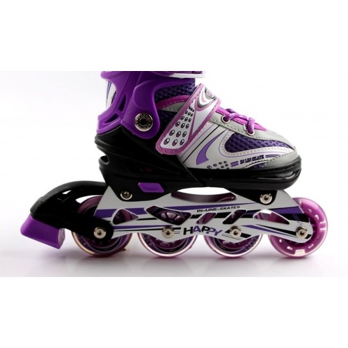 Роликові ковзани Happy 29-33 Violet (1279472846-S) Роликові ковзани Happy 29-33 Violet (1279472846-S)