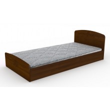 Односпальне ліжко Компаніт Ніжність-90 МДФ горіх екко