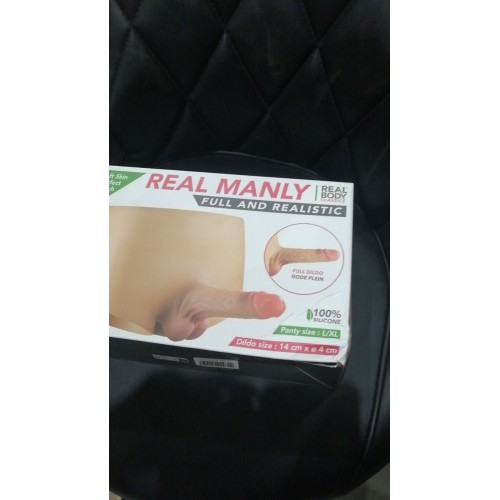 Страпон Real Body — Real Manly full and realistic L/XL (м'ята упаковка!!!)