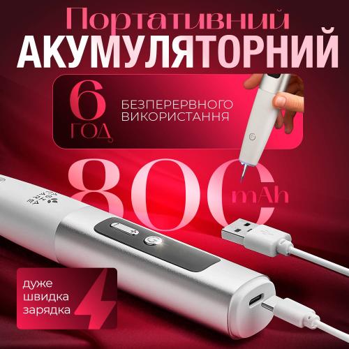 Електрокоагулятор плазмовий для видалення папілом/бородавок Brillix Point Mole Grey Електрокоагулятор плазмовий для видалення папілом/бородавок Brillix Point Mole Grey