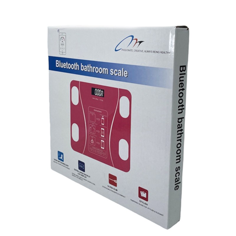 Розумні ваги UKC Bluetooth з додатком для Android або IOS Білі