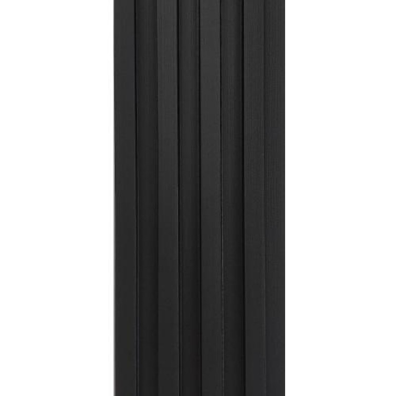 Декоративна стінова рейка Sticker Wall WPC Антрацит 160x3000x23 мм (SW-00001532)