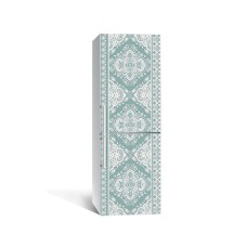 Наклейка на холодильник Zatarga «Шовкова скатертина» 650х2000 мм вінілова 3Д наклейка декор на кухню