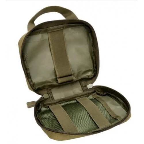 Підсумок-аптечка No Brand Molle зі швидким скиданням 80 х 125 х 85 мм Зелений (2058305516) Підсумок-аптечка No Brand Molle зі швидким скиданням 80 х 125 х 85 мм Зелений (2058305516)