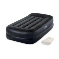 Надувне ліжко Intex 64122-2, 99 х 191 х 42 см, вбудований електронасос, подушка. Односпальне