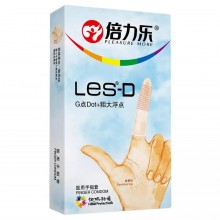 Рельєфні ароматизовані презервативи для пальців Pleasure More LES-D 8 шт