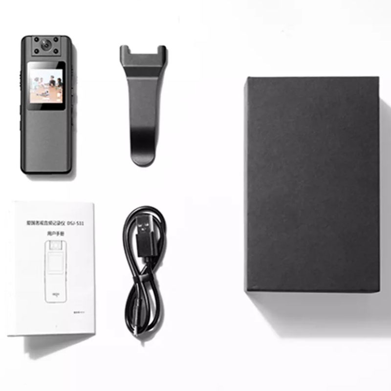 Міні камера - нагрудний відеореєстратор з поворотним об'єктивом, екраном та диктофоном Nectronix A22