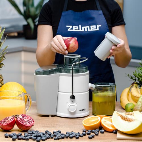 Соковитискач ZELMER ZJE3800 600 Вт Біло-сірий (74723592) Соковитискач ZELMER ZJE3800 600 Вт Біло-сірий (74723592)