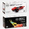 Самокат триколісний складане кермо світло звук дим Best Scooter MAXI 60 кг Red (111438)