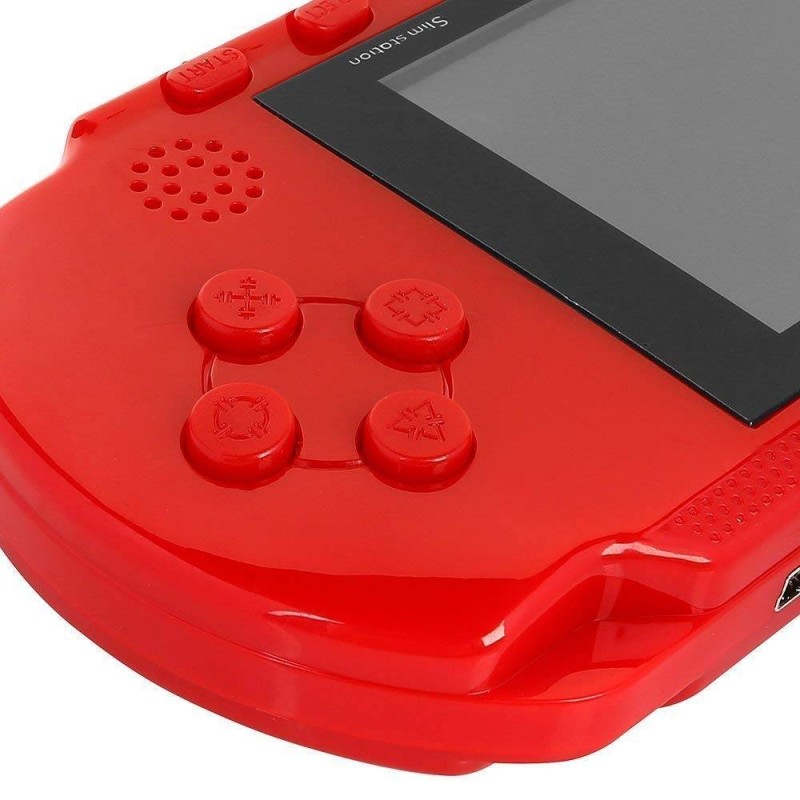 Портативна ігрова ретро-приставка Kiddy PXP3 270OMD вбудовані ігри 16bit Червоний