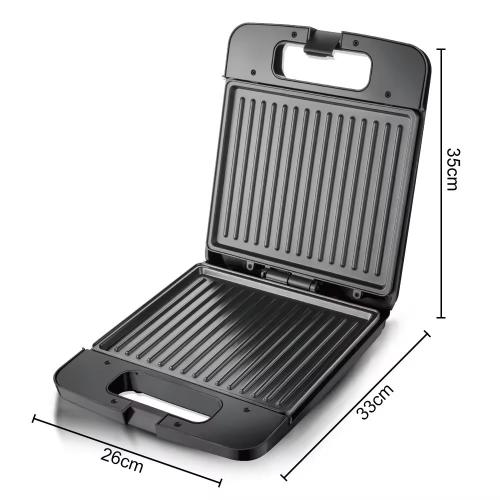 Контактний гриль електричний RAF R.516 з антипригарним покриттям 1400W Grey-Black Контактний гриль електричний RAF R.516 з антипригарним покриттям 1400W Grey-Black
