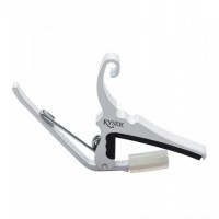 Каподастр Kyser KG6WA Quick-Change Acoustic Guitar Capo Pure White Каподастр Kyser KG6WA Quick-Change Acoustic Guitar Capo Pure White