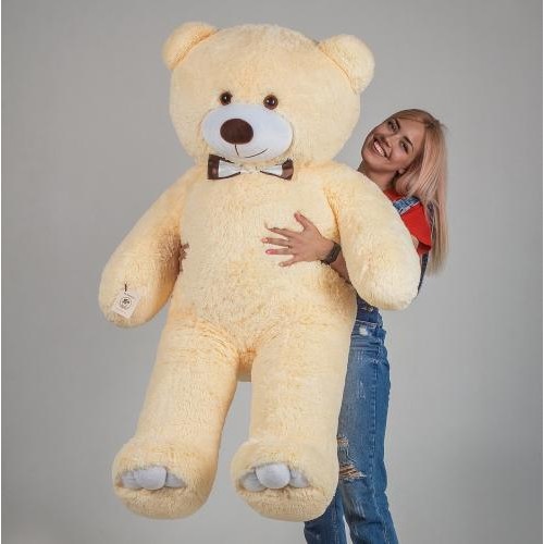 Плюшевий ведмедик Mister Medved Ларрі 160 см Бежевий (011) Плюшевий ведмедик Mister Medved Ларрі 160 см Бежевий (011)