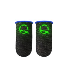 Напальчники для ігор на телефоні мобільні шкарпетки No Brand Choice для пальців Pubg mobile Cod Free Fire 4 шт Чорний