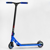 Самокат трюковий Best Scooter Freestyle Pro HIC-система пеги алюмінієвий диск та дека колеса PU Blue (115641)