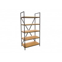 Стелаж для зберігання в стилі Loft NS-1665 1580x900x320 мм Черный Стелаж для зберігання в стилі Loft NS-1665 1580x900x320 мм Черный