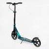 Двоколісний складаний самокат Best Scooter 100 кг Black and turquoise (113199)