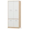 Шафа Меблі Сервіс 4Д Типс Дуб Самоа/Білий (61sbdv)